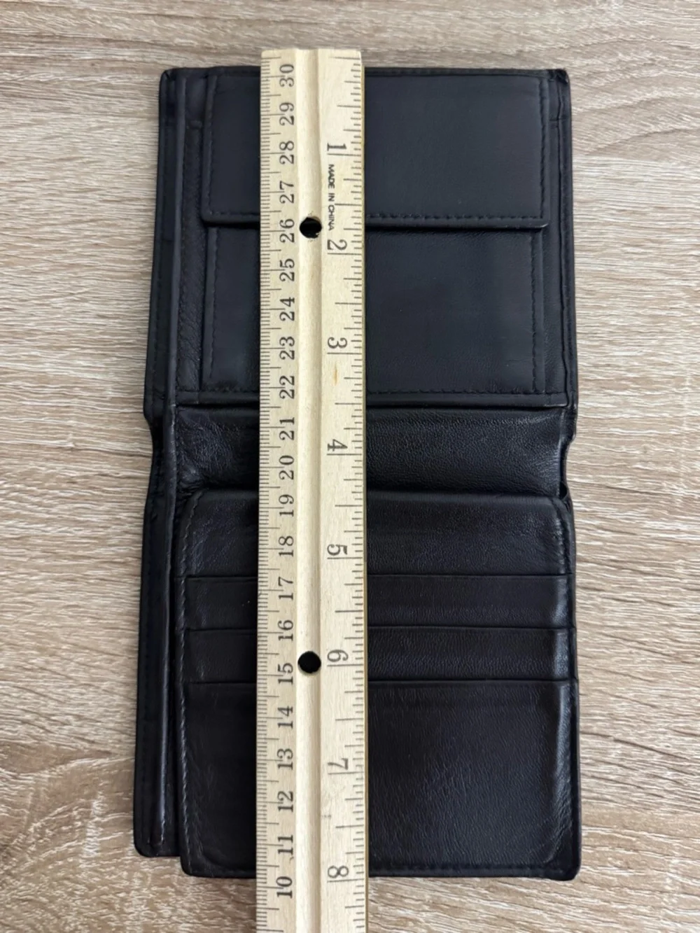 Furla Men’s Black Leather Bifold Wallet